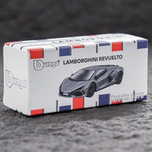 Load image into Gallery viewer, Bburago 1:64 Gray Lamborghini Revuelto Sports Model Diecast Metal Car New Collection
