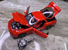 Load image into Gallery viewer, Polar Master 1:18 Red RX7 FD Spirit R Engine Sport Model Diecast Metal Car New
