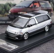 Load image into Gallery viewer, Mortal 1:64 Silver Previa Mini Van MPV Sports Model Diecast Metal Car New Collection
