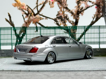 Load image into Gallery viewer, 1:64 AD Silver S-Class S600L W221 VIP Luxury Sedan Model Diecast Metal Car New Collection
