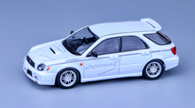 Load image into Gallery viewer, 1:64 Furuya White Impreza WRX STI VII 7 Wagon Mines Model Diecast Metal Car
