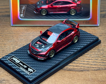 Load image into Gallery viewer, NA 1:64 Red JDM Civic FK8 Type R Racing Sports Model Diecast Resin Car New Collection
