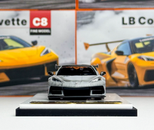 Load image into Gallery viewer, Fine 1:64 Gray C8 LB Widebody Sports Model Diecast Metal Car New Collection
