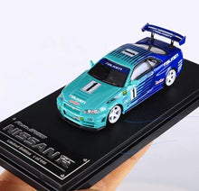 Load image into Gallery viewer, FS 1:64 Fast Speed Skyline GTR R34 Falken #1 Sport Model Diecast Metal Car New Collection
