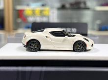 Load image into Gallery viewer, 1:64 CL Pearl White Romeo 4C Coupe Sports Model Diecast Resin Car New Collection
