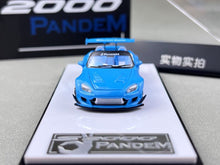 Load image into Gallery viewer, MT 1:64 JDM Blue S2000 Pandem Convertible Sports Model Diecast Metal Car New Collection
