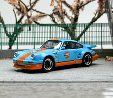 Load image into Gallery viewer, Master 1:64 Blue Gulf 911 930 Turbo Classic Sports Model Diecast Metal Car New Collection
