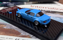 Load image into Gallery viewer, YM 1:64 Blue JDM Miata MX5 Pandem Hard Top Sports Model Diecast Resin Car New
