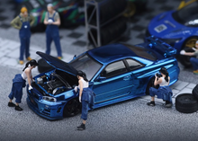 Load image into Gallery viewer, Timetop 1:64 Blue Carbon Skyline GTR R34 Z-Tune Model Diecast Metal Car New Collection
