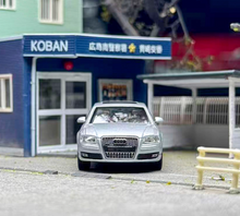 Load image into Gallery viewer, Masdi 1:64 Silver A8L D3 Luxury Sedan Sports Model Diecast Metal Car New Collection
