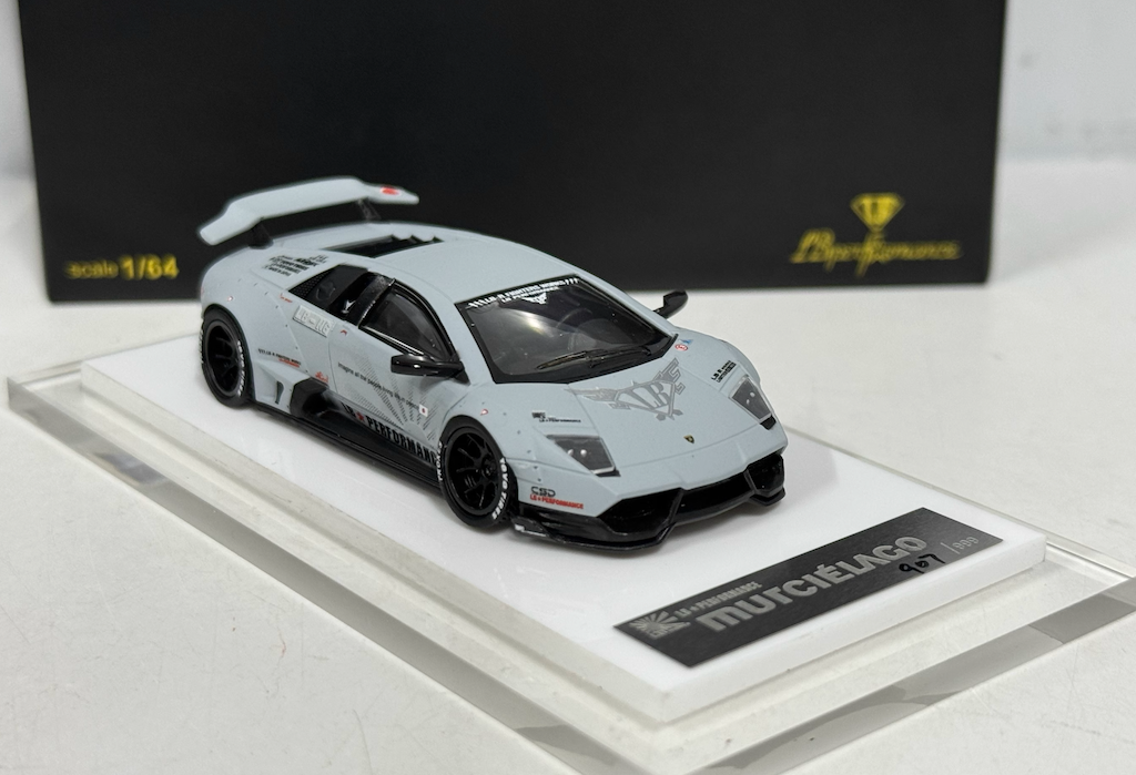 Onemodel 1:64 Gray LP670-4 Murcielago LB Sports Model Diecast Resin Car New Collection