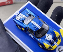 Load image into Gallery viewer, FY 1:64 Blue #6 GT40 MK1 MK2 Coupe Racing Sports Model Diecast Metal Car New Collection
