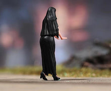 Load image into Gallery viewer, 1:24 Painted Figure Model Miniature Resin Diorama Sand Sexy Underwear Lady Black
