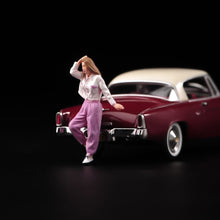 Load image into Gallery viewer, 1:64 Painted Unpainted Figure Model Miniature Resin Diorama Sand Toy Sporty Girl New
