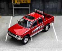 Load image into Gallery viewer, Masdi 1:64 Red 1994 Hilux LN107 Pickup Cab Truck Model Diecast Metal Car New Collection
