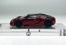 Load image into Gallery viewer, Mortal 1:64 Red Black Veyron SS Racing Sports Model Diecast Metal Car New Collection
