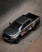 Load image into Gallery viewer, MK 1:64 Gray Shark Ranger Raptor Pickup Truck Sport Model Diecast Metal Car

