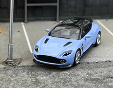 Load image into Gallery viewer, King 1:64 Blue Vanquish Zagato Hatchback Sports Model Diecast Metal Car New Collection
