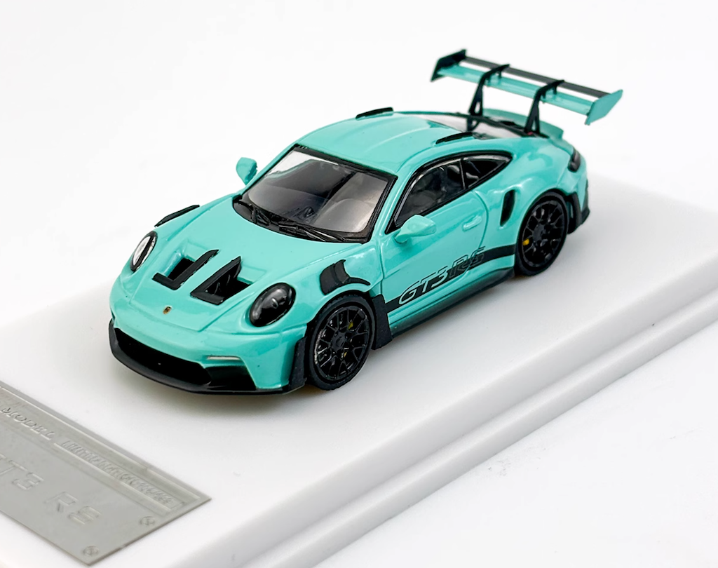 LMLF 1:64 Green 911 992 GT3 RS Sports Model Diecast Metal Car New Collection