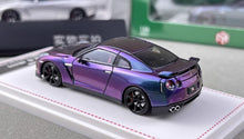 Load image into Gallery viewer, FH 1:64 Purple JDM Skyline GTR R35 Racing Sports Model Diecast Metal Car New Collection
