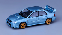Load image into Gallery viewer, 1:64 Furuya Ice Blue Impreza WRX STI VIII 8 Sedan Model Diecast Metal Car New Collection
