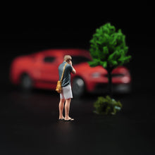 Load image into Gallery viewer, 1:24 Painted Figure Model Miniature Resin Diorama Sand Photographer Camera Man
