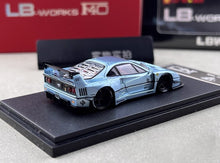 Load image into Gallery viewer, Star 1:64 Ice Blue F40 LBWK Racing Sports Model Diecast Metal Car New Collection
