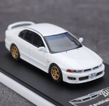 Load image into Gallery viewer, MK 1:64 HEC White Galant VR-4 Sedan Sports Model Diecast Metal Car New Collection
