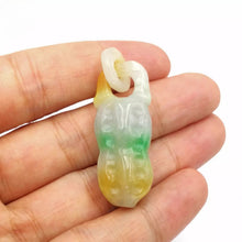 Load image into Gallery viewer, Nature Jade Pendant Peanut Necklace Gift Jewelry charm Blessing Lucky Fortune a
