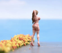 Load image into Gallery viewer, 1:64 Painted Figure Model Miniature Resin Sand Beauty Girl Camera Sexy Woman
