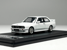 Load image into Gallery viewer, Mortal 1:64 White M3 E30 Coupe Evolution Sports Model Diecast Metal Car New Collection
