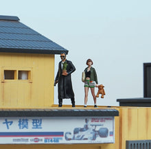 Load image into Gallery viewer, 1:64 Painted Figure Mini Model Miniature Resin Diorama Sand Suit Man Girl Toy New
