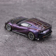 Load image into Gallery viewer, APA TOC 1:64 Purple 812C Coupe Sports Model Diecast Metal Car New Collection
