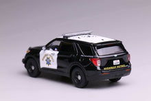 Load image into Gallery viewer, 1:64 596 Black Explorer CHP Highway Patrol Police Model Diecast Metal Car New Collection
