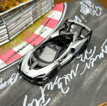Load image into Gallery viewer, CM 1:64 Silver Senna GTR Racing Sports Model Diecast Metal Car New Collection
