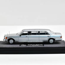Load image into Gallery viewer, MZS 1:64 Silver W126 1000Sel Luxury Limousine Model Diecast Metal Car New Collection
