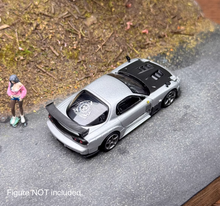 Load image into Gallery viewer, Minigt 1:64 Silver RX-7 FD RE Sports Model Diecast Metal Car New Collection
