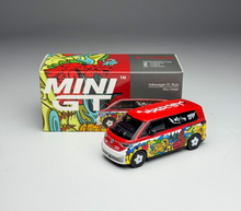 Load image into Gallery viewer, Minigt 1:64 Red ID Buzz EV Mini Van Sports Model Diecast Metal Car New Collection
