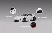 Load image into Gallery viewer, CM 1:64 White LFA Hatchback Sports Model Diecast Metal Car New Collection
