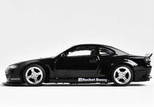 Load image into Gallery viewer, MINIGT 1:64 JDM Black Silvia S15 Rocket Bunny Sports Model Diecast Metal Car
