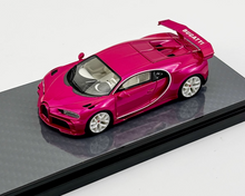 Load image into Gallery viewer, YM 1:64 Pink Chiron CRL Super Racing Sports Model Diecast Resin Car New Collection
