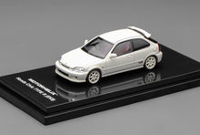 Load image into Gallery viewer, MH 1:64 Championship White Civic Type R EK9 Sports Model Diecast Metal Car New Collection
