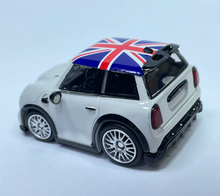 Load image into Gallery viewer, DK 1:64 HEC Gray Mini Cooper Flag Cute Q Sports Model Diecast Metal Car New Collection
