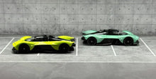 Load image into Gallery viewer, TSC 1:64 Yellow Green VALKYRIE Super Racing Sports Model Diecast Metal Car New Collection
