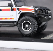 Load image into Gallery viewer, MK 1:64 White H2 Fire Dep. Rescue Vehicle ORV Model Diecast Metal Car New Collection
