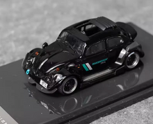 Load image into Gallery viewer, INSPIRE 1:64 Black VW RWB Beetle Sports Model Diecast Metal Car New Collection
