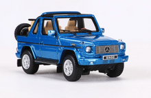 Load image into Gallery viewer, GCD 1:64 Blue G500 Cabrio W463 ORV SUV Sports Model Diecast Metal Car BN
