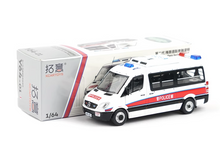 Load image into Gallery viewer, XCARTOYS 1:64 Hongkong HK Police Sprinter Van Model Diecast Metal Car

