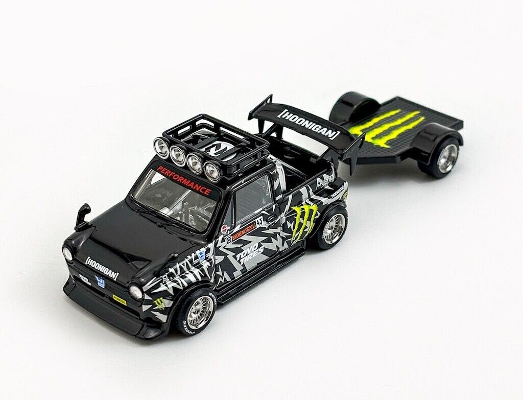 Liberty 1:64 Black N600 Pickup Truck Trailer Sport Model Diecast Metal Car New Collection