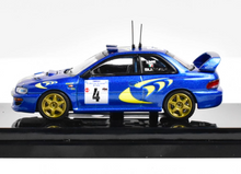 Load image into Gallery viewer, Hobby Japan 1:64 Blue WRC Impreza GC8 STI 1997 #4 Model Diecast Metal Car New Collection
